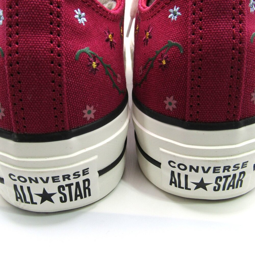 CONVERSE FLORAL PATCHWORK BERRY 7.5 - Picture 4 of 7